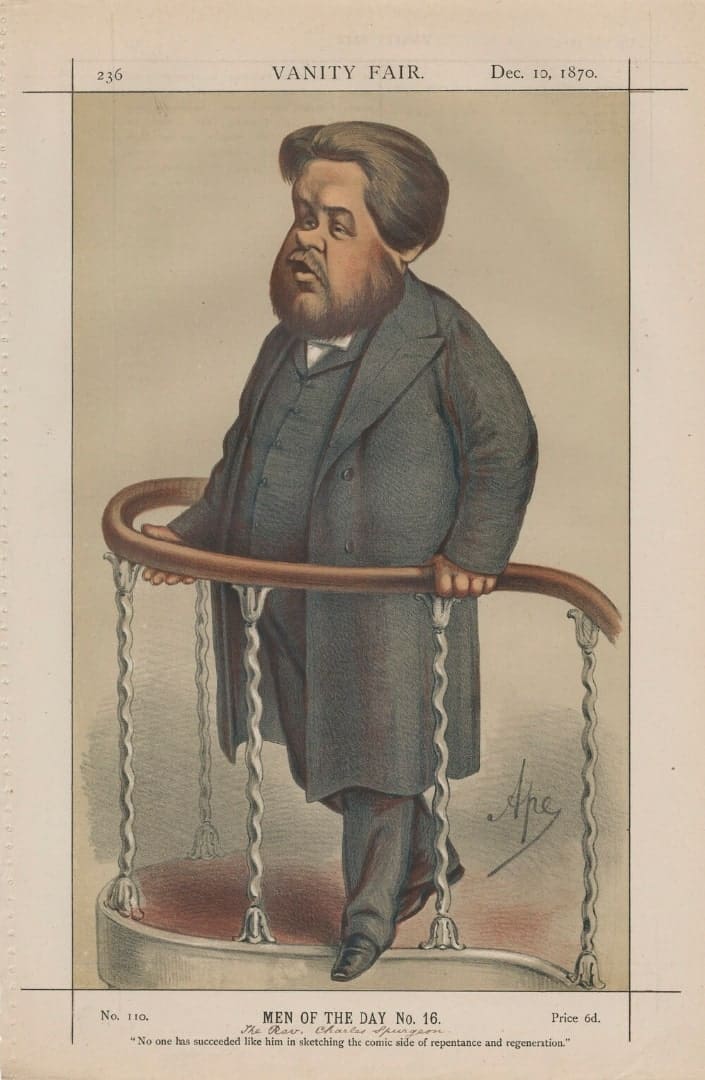Charles Spurgeon, the Prince of Preachers, portrait photograph