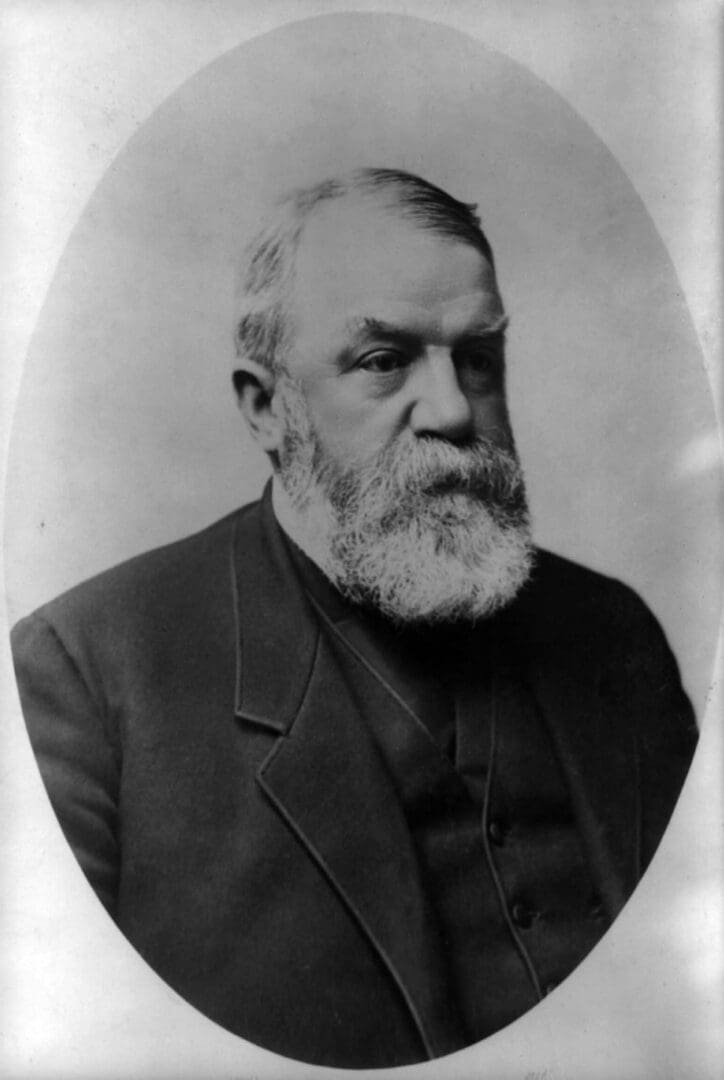Portrait of Dwight L. Moody, 19th-century American evangelist and founder of Moody Bible Institute. Library of Congress, public domain.