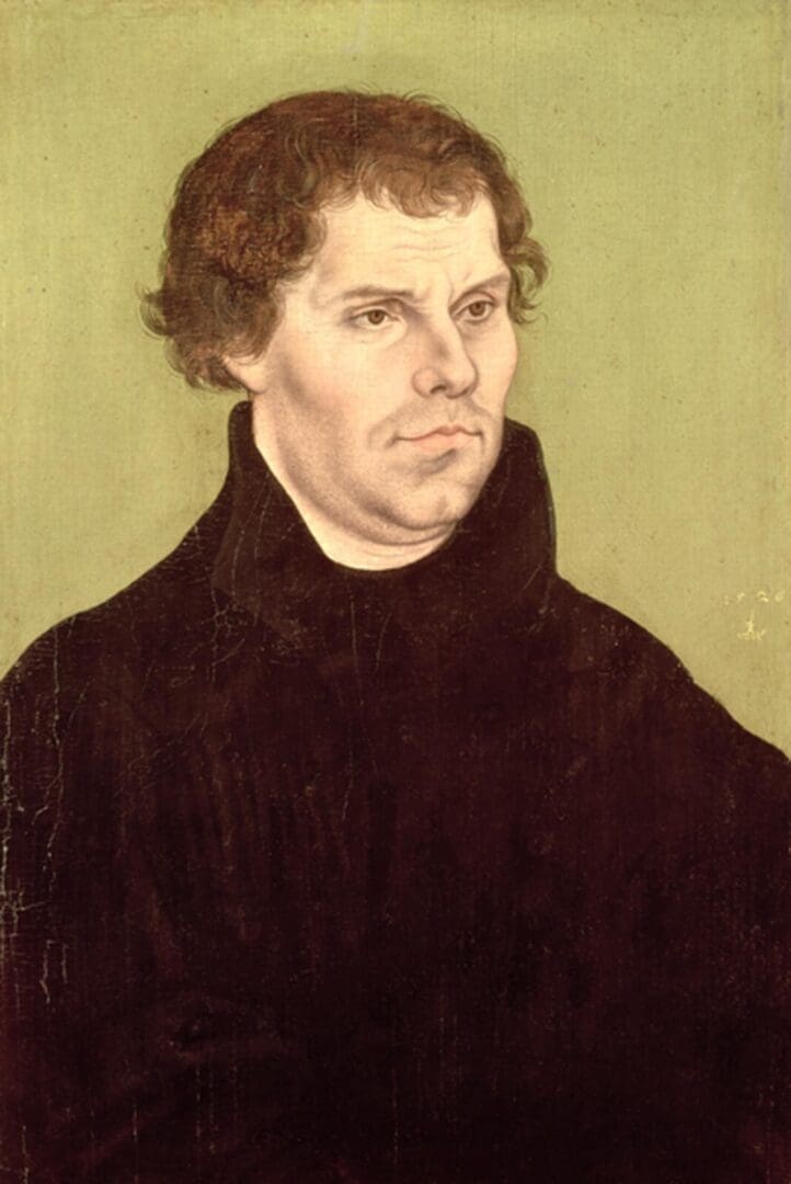 Martin Luther, German reformer, 1526 portrait by Lucas Cranach the Elder
