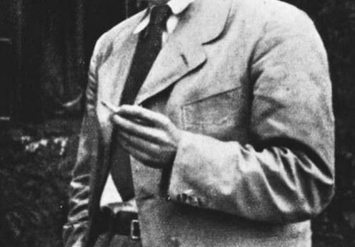 Dietrich Bonhoeffer portrait, who chose to leave safety in New York in 1939 and return to Nazi Germany, where he was executed at Flossenburg in April 1945.