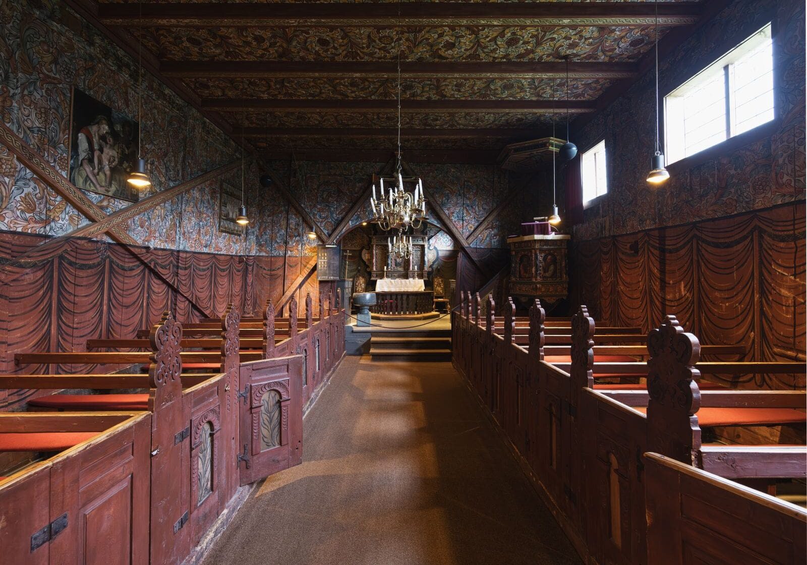 Historic wooden meetinghouse interior — Jonathan Edwards Take 5 featured image