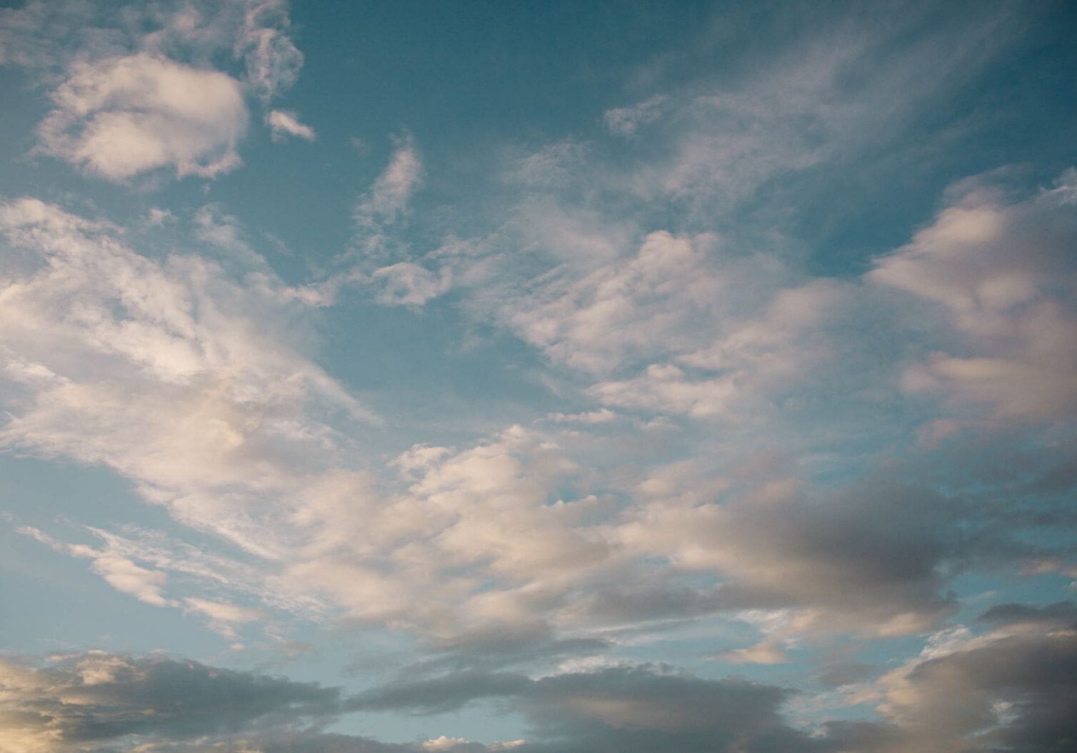 Peaceful clouds and open sky, a picture of the freedom forgiveness brings