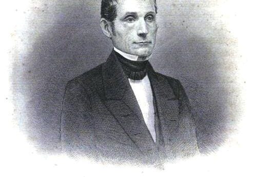 Portrait of Jeremiah Calvin Lanphier (1809-1898), the businessman whose noon prayer meeting sparked the 1857 Fulton Street Revival in New York City