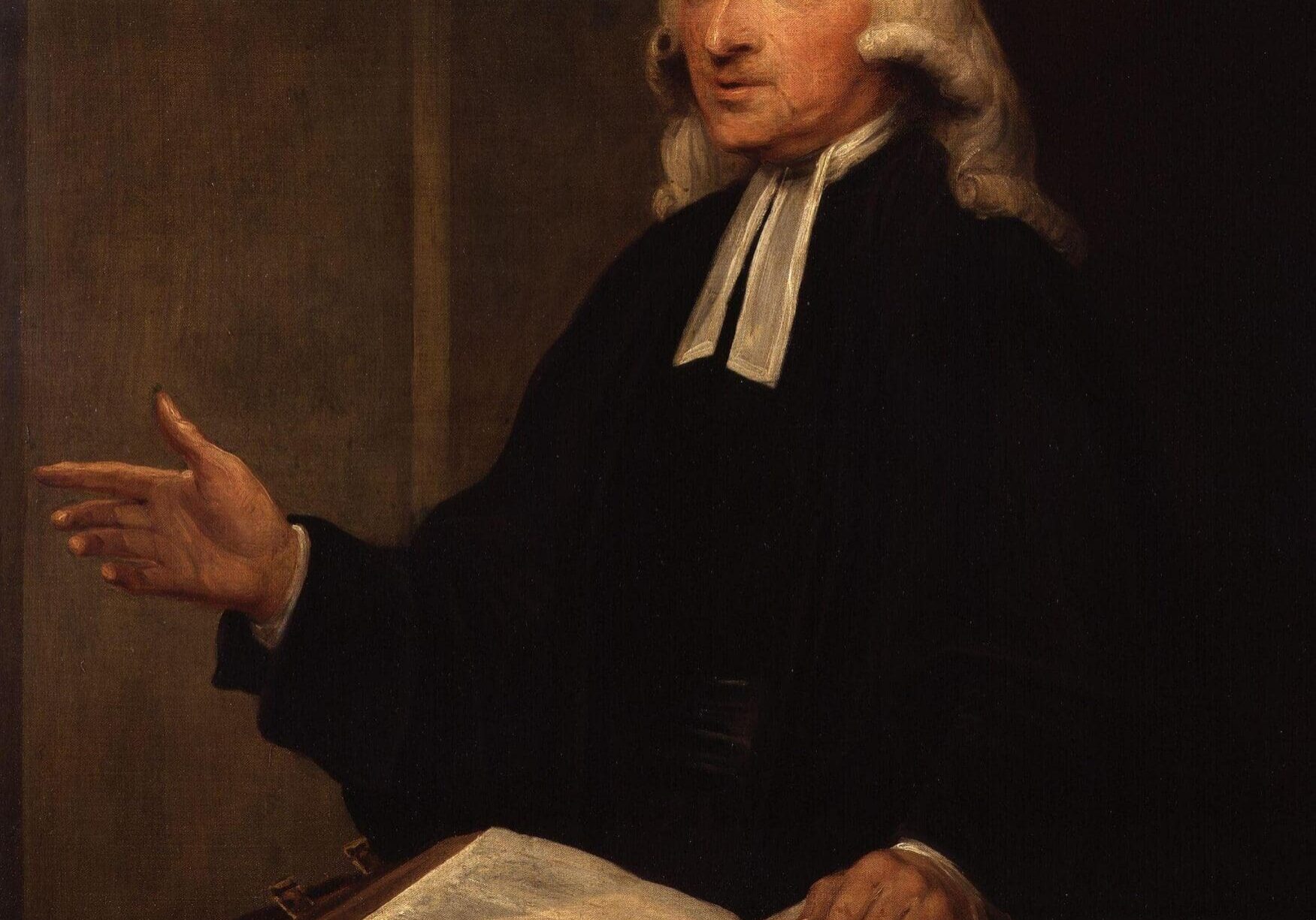 John Wesley, English evangelist and founder of Methodism, portrait by William Hamilton