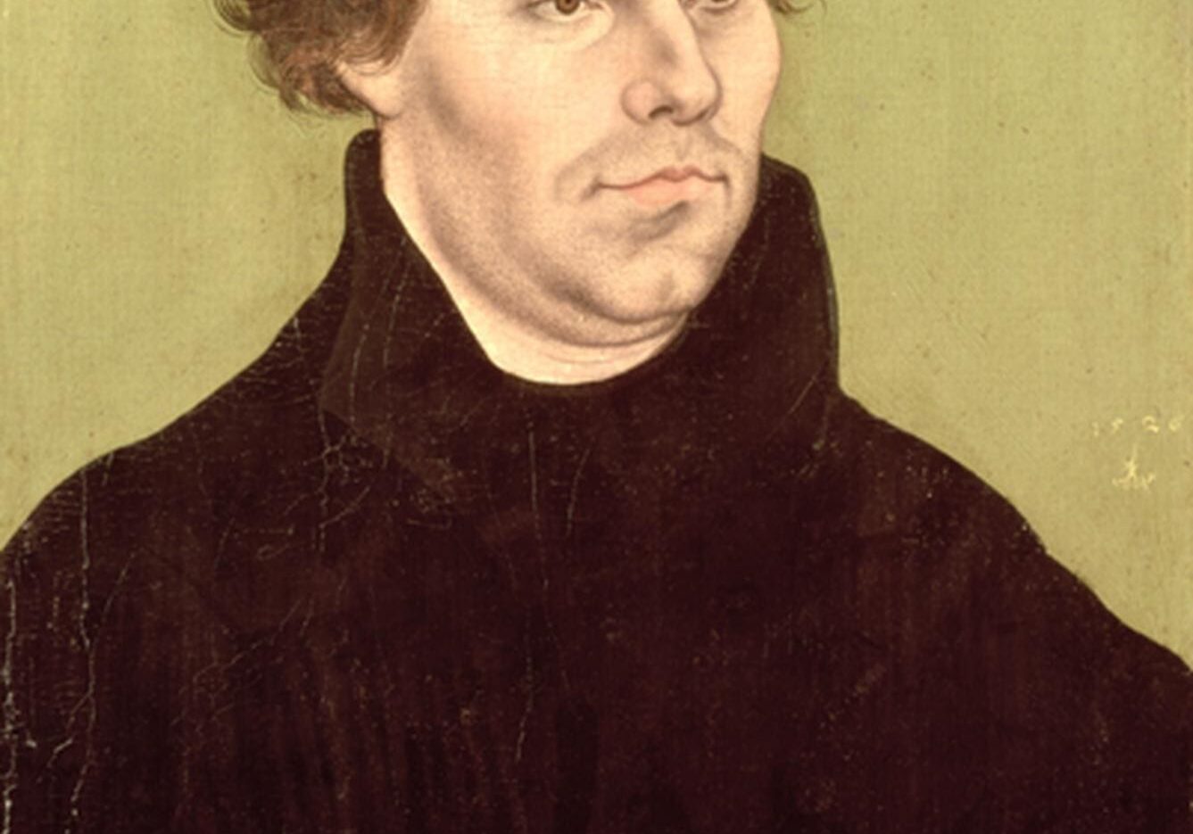 Martin Luther, German reformer, 1526 portrait by Lucas Cranach the Elder